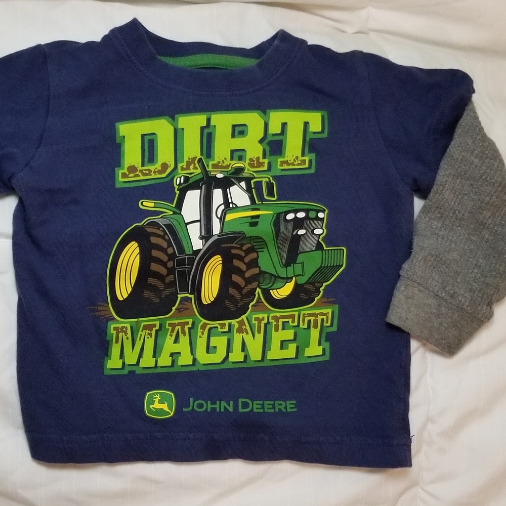John deere long sleeve shirt size 12 months